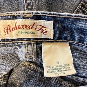 St. John's Bay Boyfriend Jeans - Faded Blue Denim